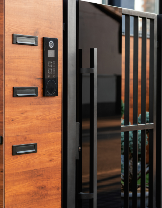 Building access control system installation